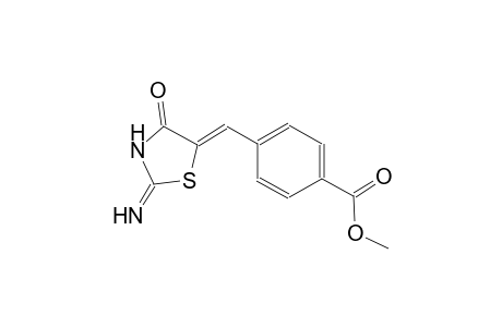 benzoic acid, 4-[(Z)-(2-imino-4-oxo-5-thiazolidinylidene)methyl]-, methyl ester