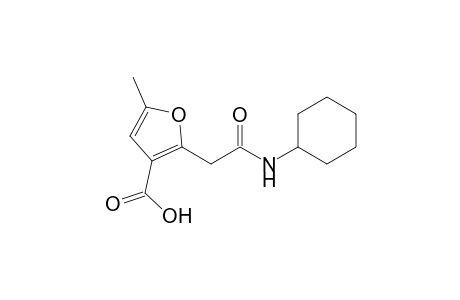 2-[2-(cyclohexylamino)-2-keto-ethyl]-5-methyl-3-furoic acid