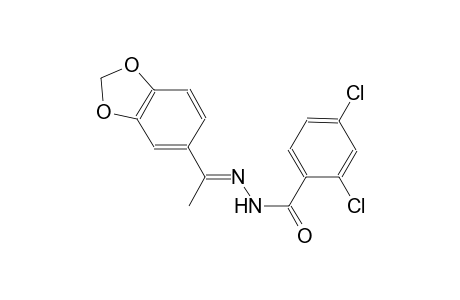 N'-[(E)-1-(1,3-benzodioxol-5-yl)ethylidene]-2,4-dichlorobenzohydrazide