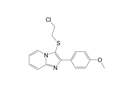 3-(2-Chloroethylthio)-2-(4-methoxyphenyl)imidazo[1,2-a]pyridine