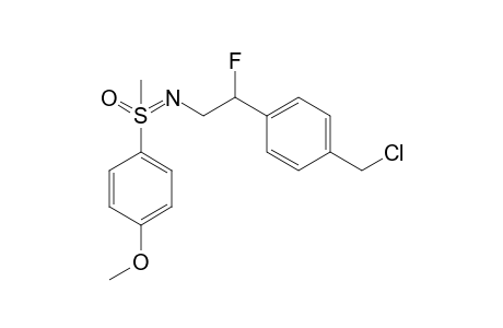 {[2-(4-(Chloromethyl)phenyl)-2-fluoroethyl]imino}(4-methoxyphenyl)(methyl)-.lambda.6-sulfanone