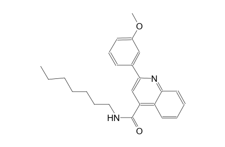 N-heptyl-2-(3-methoxyphenyl)-4-quinolinecarboxamide