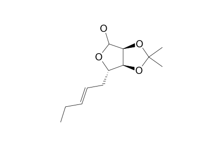 (1S/1R,2S,3S,4S)-TETRAHYDRO-2,3-(ISOPROPYLIDENEDIOXY)-4-[(Z)-PENT-2-ENYL]-FURAN-1-OL