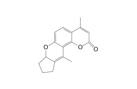 4,11-Dimethyl-8,9,10,7a-tetrahydro-2H-pyrano[6,5-f]cyclopenta[2,1-b]2H-chromen-2-one