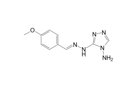 Benzaldehyde, 4-methoxy-, 2-(4-amino-4H-1,2,4-triazol-3-yl)hydrazone