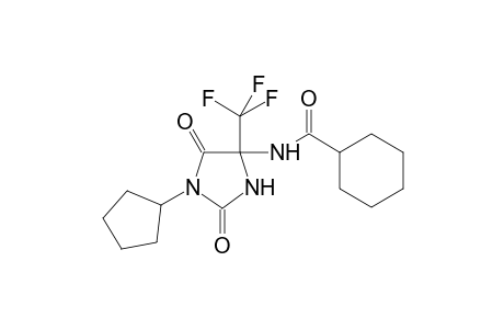 N-[1-cyclopentyl-2,5-dioxo-4-(trifluoromethyl)imidazolidin-4-yl]cyclohexanecarboxamide
