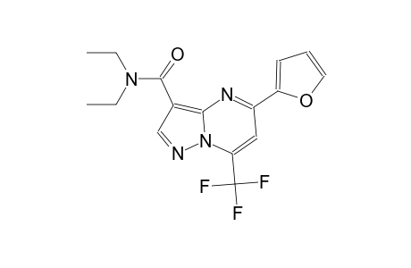 N,N-diethyl-5-(2-furyl)-7-(trifluoromethyl)pyrazolo[1,5-a]pyrimidine-3-carboxamide