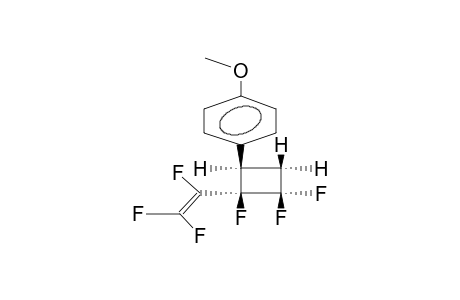 TRANS-1-TRIFLUOROVINYL-2-(PARA-METHOXYPHENYL)-1,4,4-TRIFLUOROCYCLOBUTANE
