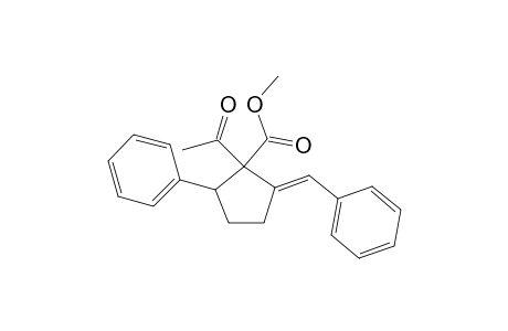 (E)-methyl 1-acetyl-2-benzylidene-5-phenylcyclopentanecarboxylate