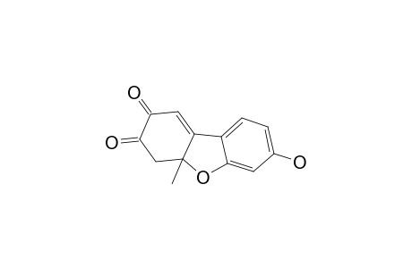 4,4a-Dihydro-7-hydroxy-4a-methyldibenzofuran-2,3-dione