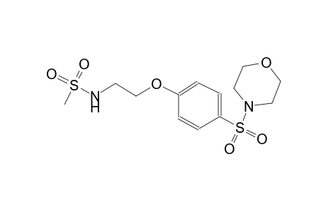 N-{2-[4-(4-morpholinylsulfonyl)phenoxy]ethyl}methanesulfonamide