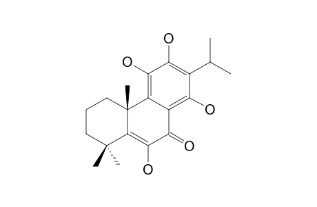 (4aR)-5,6,8,10-tetrahydroxy-1,1,4a-trimethyl-7-propan-2-yl-3,4-dihydro-2H-phenanthren-9-one