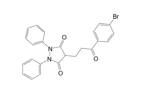 4-[2-(p-bromobenzoyl)ethyl]-1,2-diphenyl-3,5-pyrazolidinedione