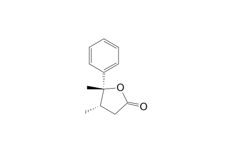 2(3H)-Furanone, dihydro-4,5-dimethyl-5-phenyl-, cis-