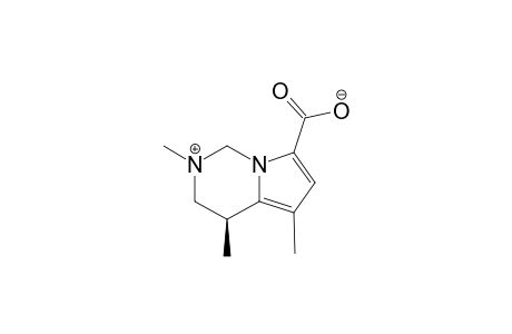 1,2,3,4-TETRAHYDRO-2,4,5-TRIMETHYLPYRROLO-[1.2-C]-PYRIMIDINE-7-CARBOXYLIC_ACID;CONFORMER_B