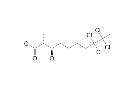 (2R,3R)-8,8,9,9-Tetrachloro-3-hydroxy-2-methyldecanoic acid