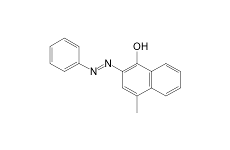 1-Naphthalenol, 4-methyl-2-[2-phenyldiazenyl]-
