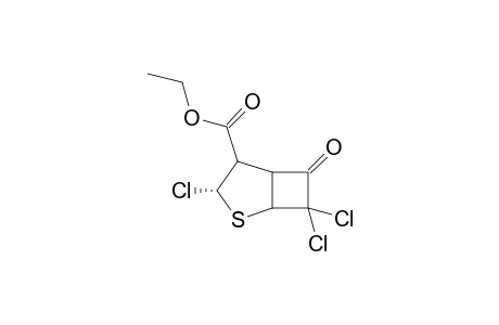 (R)-3,7,7-Trichloro-6-oxo-2-thia-bicyclo[3.2.0]heptane-4-carboxylic acid ethyl ester