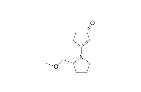 Pyrrolidine, N-(1-cyclopenten-3-one-1-yl)-2-(methoxymethyl)-