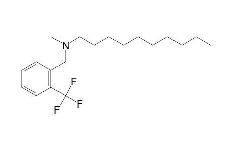 2-Trifluoromethylbenzylamine, N-decyl-N-methyl-