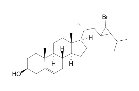 Pregn-5-en-3-ol, 21-[2-bromo-3-(1-methylethyl)cyclopropyl]-20-methyl-, [3.beta.,20R,21(1S,2S,3R)]-