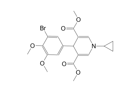 3,5-pyridinedicarboxylic acid, 4-(3-bromo-4,5-dimethoxyphenyl)-1-cyclopropyl-1,4-dihydro-, dimethyl ester