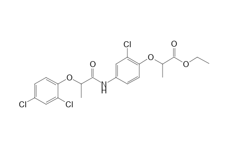 2-[2-chloro-4-[2-(2,4-dichlorophenoxy)propanoylamino]phenoxy]propionic acid ethyl ester