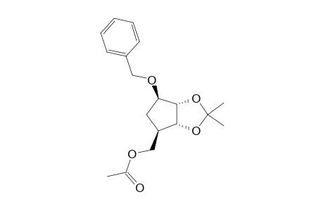 BENZYL-5-O-ACETYL-2,3-O-ISOPROPYLIDENECARBA-BETA-DL-RIBO-FURANOSIDE