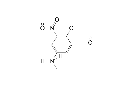 4-methoxy-N-methyl-3-nitrobenzenaminium chloride