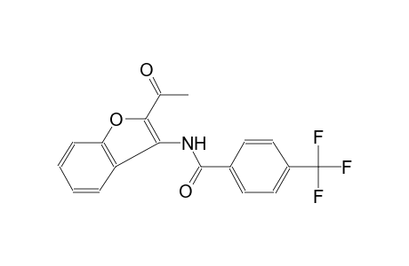 benzamide, N-(2-acetyl-3-benzofuranyl)-4-(trifluoromethyl)-
