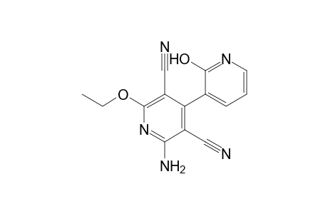 2-Amino-6-ethoxy-4-(2-keto-1H-pyridin-3-yl)dinicotinonitrile