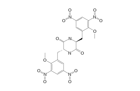 BIS-(2-METHOXY-3,5-DINITROBENZYL)-PIPERAZINE-2,5-DIONE