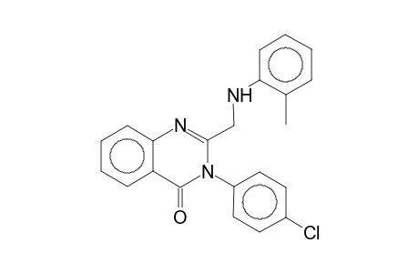 3-(4-Chlorophenyl)-2-(o-tolylaminomethyl)-4(3H)-quinazolinone