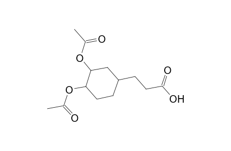 3-[3,4-Bis(acetyloxy)cyclohexyl]propanoic acid