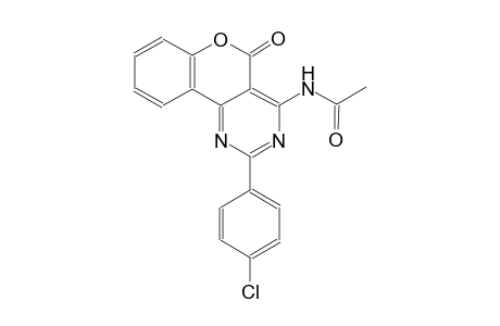 N-[2-(4-chlorophenyl)-5-oxo-5H-chromeno[4,3-d]pyrimidin-4-yl]acetamide