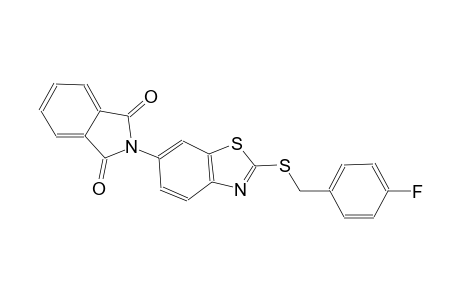 2-{2-[(4-fluorobenzyl)sulfanyl]-1,3-benzothiazol-6-yl}-1H-isoindole-1,3(2H)-dione