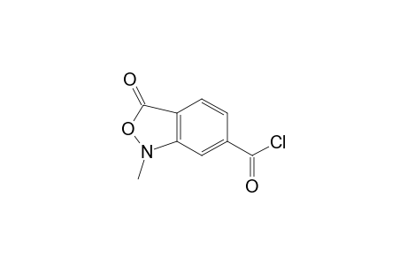 2,1-Benzisoxazole-6-carbonyl chloride, 1,3-dihydro-1-methyl-3-oxo-