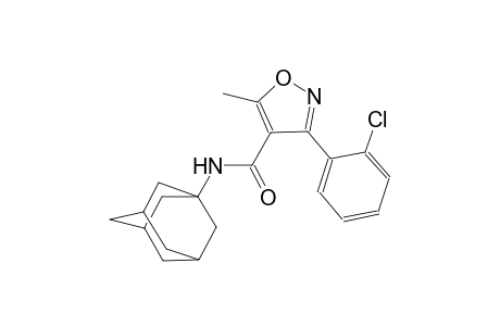 N-(1-adamantyl)-3-(2-chlorophenyl)-5-methyl-4-isoxazolecarboxamide