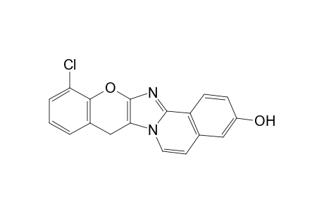 12-Chloro-3-hydroxy-8H-chromeno[2',3':4,5]imidazo[2,1-a]-isoquinoline