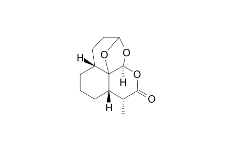 (+-)-octahydro-2-methyl-2,11-epoxy-11H-pyrano[4,3-j]benzopyran-9(2H)-one (desoxy-6,9-desmethyllartemisinin
