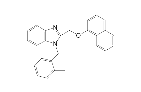 1-(2-Methylbenzyl)-2-(1-naphthoxymethyl)benzimidazole