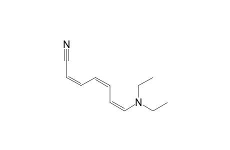(2Z,4Z,6Z)-7-(diethylamino)hepta-2,4,6-trienenitrile
