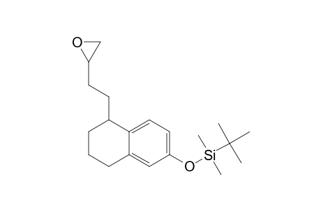 4-(6-TERT.-BUTYLDIMETHYLSILOXY-1,2,3,4-TETRAHYDRO-1-NAPHTHYL)-1,2-EPOXYBUTANE;DIASTEREOMER-#1