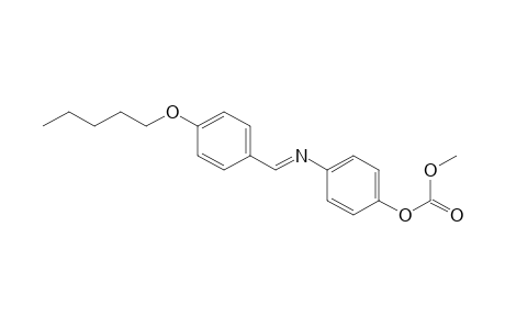 Carbonic acid, methyl 4-[[[4-(pentyloxy)phenyl]methylene]amino]phenyl ester