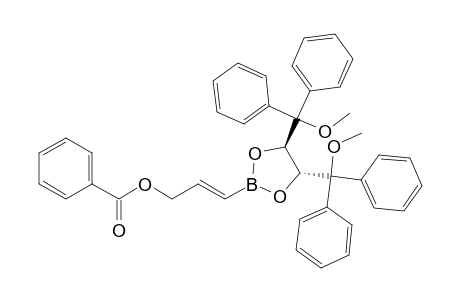 (4R,5R)-4,5-Bis[methoxydiphenylmethyl]-2-[(E)-2-(benzoyloxymethyl)ethenyl]-1,3,2-dioxaborolane