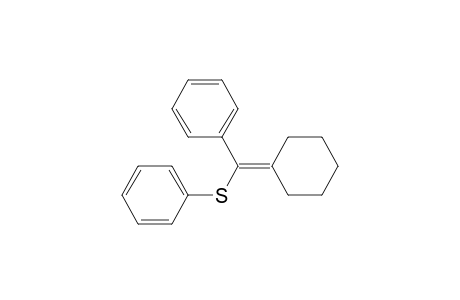 Benzene, [(cyclohexylidenephenylmethyl)thio]-