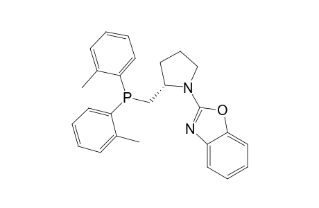 2-[ (2S)-2-{[Bis(2-methylphenyl)phosphanyl]methyl}pyrrolidin-1-yl]-1,3-benzoxazole