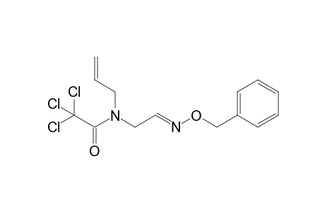 2,2,2-Trichloro-N-(2-phenylmethoxyiminoethyl)-N-(2-propenyl)acetamide
