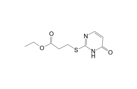 Ethyl 3-[(4-oxo-1,4-dihydro-2-pyrimidinyl)sulfanyl]propanoate