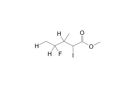 METHYL 2-IODO-4-FLUORO-3-METHYLPENTANOATE